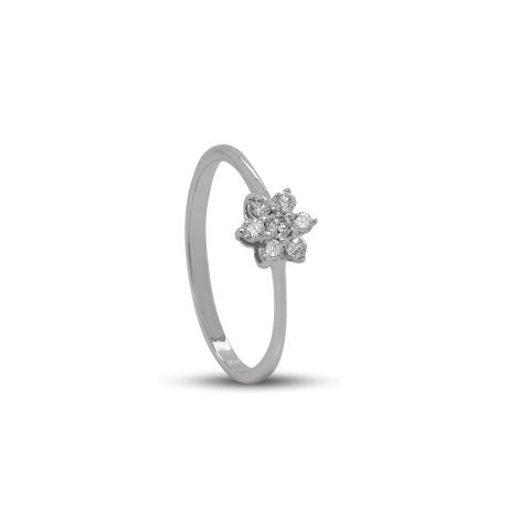 Anello in Oro 18 carati incastonato con Diamanti 0,22 carati
